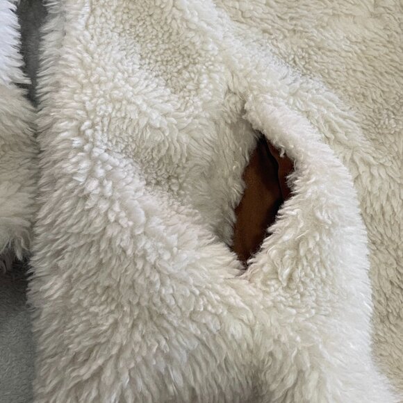 Free People Teddy Jacket Ivory Size XS - Picture 10 of 16